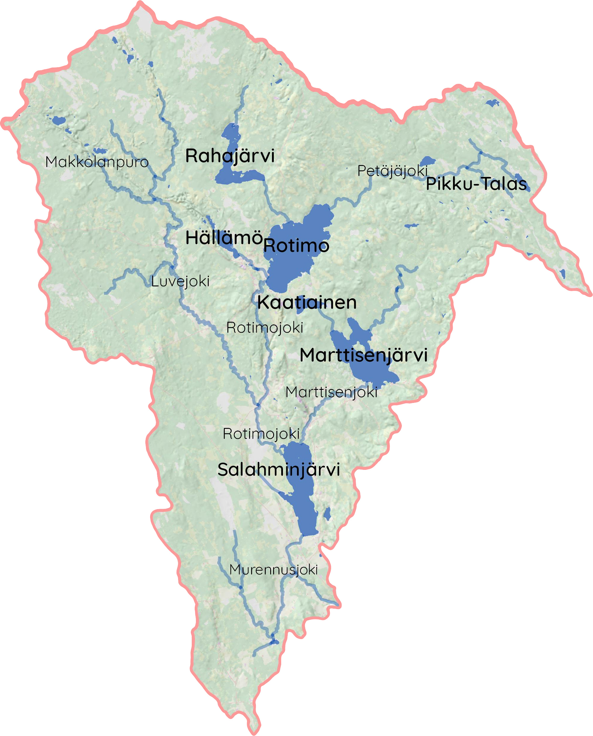 Salahminjärven valuma-alue – Iisalmen reitti